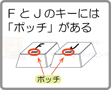 FとJには「ポッチ」がある